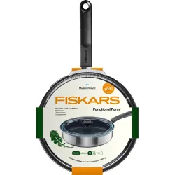 Сковорода с крышкой Fiskars Functional Form 1072314, 26 см, нержавеющая сталь