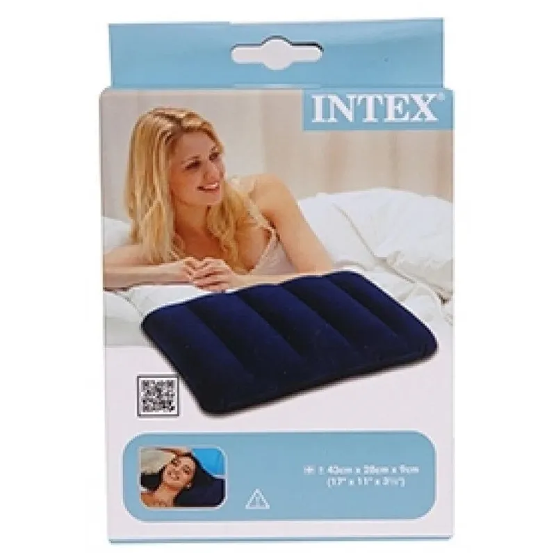 Piepūšams spilvens Intex 68672, zila krās., 28 cm x 43 cm x 9 cm