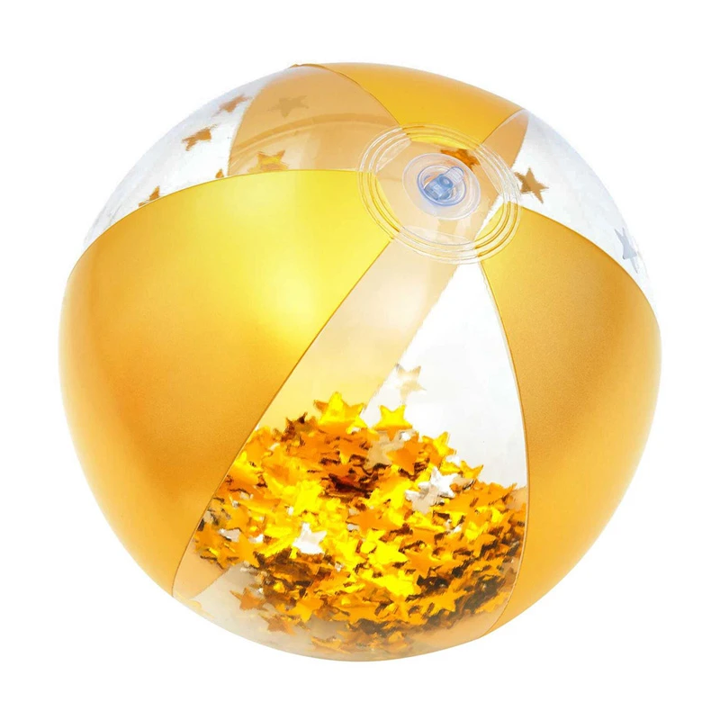 Pludmales bumba piepūšama 41cm Glitter Fusion