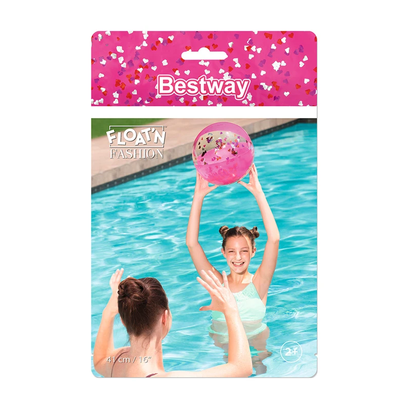 Pludmales bumba piepūšama 41cm Glitter Fusion