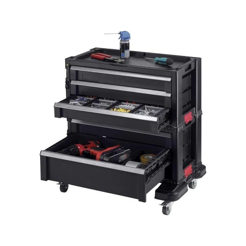 Kaste ar 5 atvilknēm 56.2x28.9x26.2