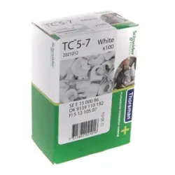 Kabelio laikiklis Thorsman TC 5-7, 5 - 7 mm, balta sp., 100 vnt.