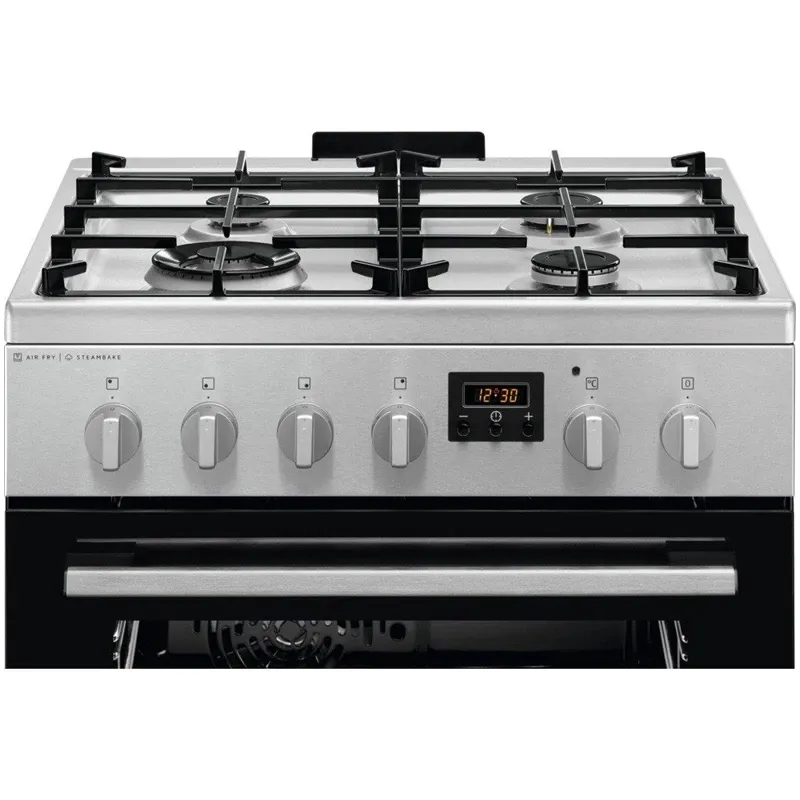 Dujinė viryklė su elektrine orkaite Electrolux 600 serija „SteamBake“ LKK664220X