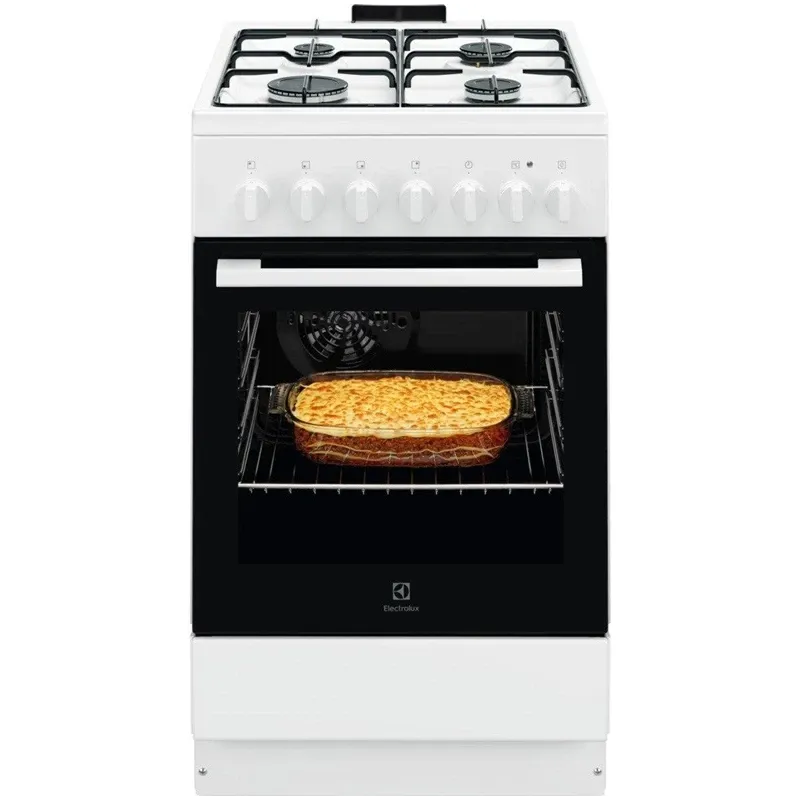 Gāzes plīts ar elektrisko krāsni Electrolux 400 sērija LKK520032W
