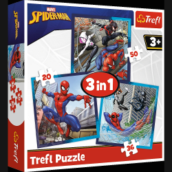TREFL SPIDER-MAN Pužļu komplekts 3in1