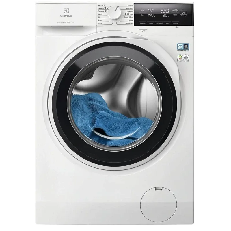 Veļas mašīna Electrolux 600 sērija EW6F3494E, 9 kg, balta krās.