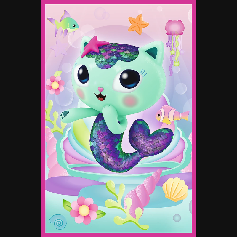 TREFL GABBY´S DOLLHOUSE Pužļu komplekts Iepazīsties ar Gabiju un kaķiem, 3x50 gab.