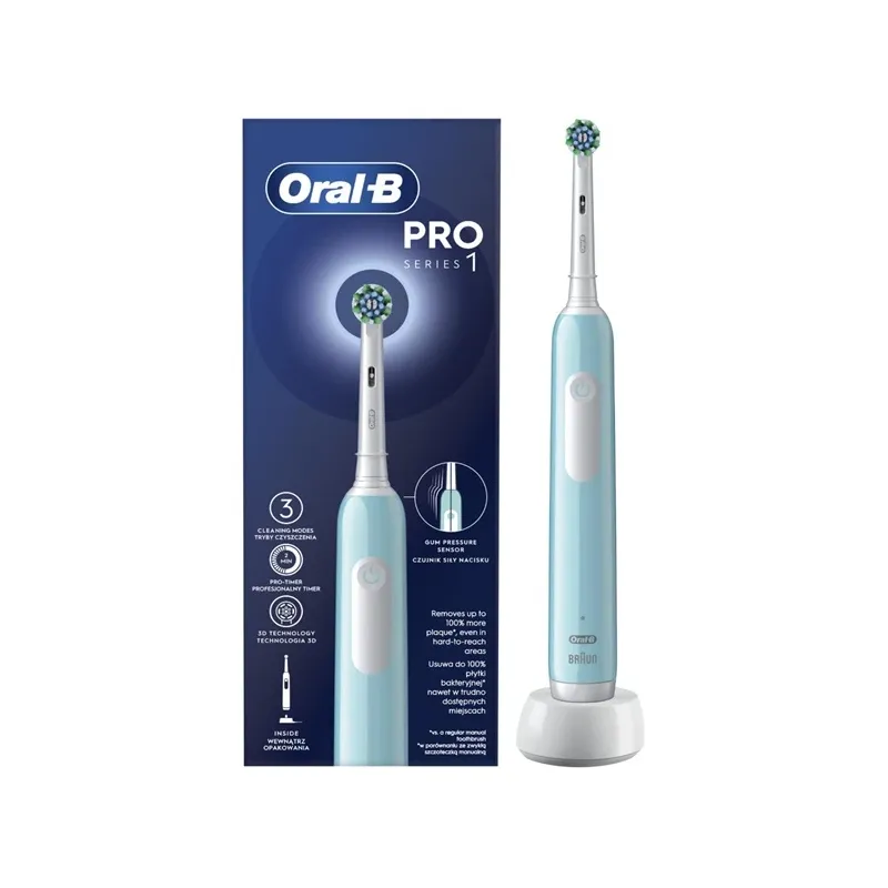Elektriskā zobu birste Oral-B Pro Series 1, zila