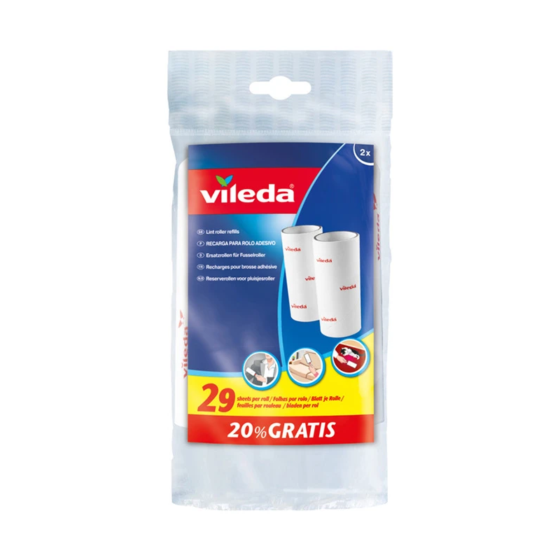 Vileda Pet Pro drēbju rullīša uzpildes, 2×29 loksnes