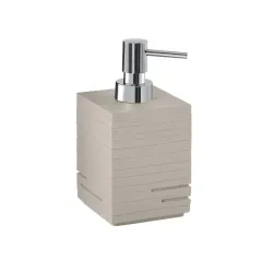 Дозатор для жидкого мыла Gedy Quadrotto, бежевый, 0.42 л