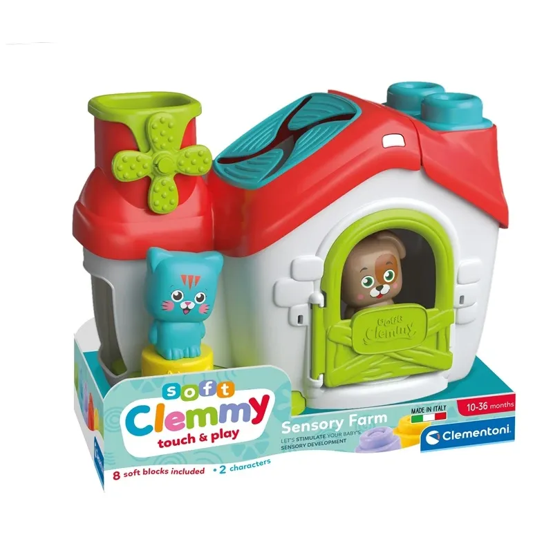 Обучающая игрушка, ферма Clementoni Clemmy Touch & Play, многоцветный
