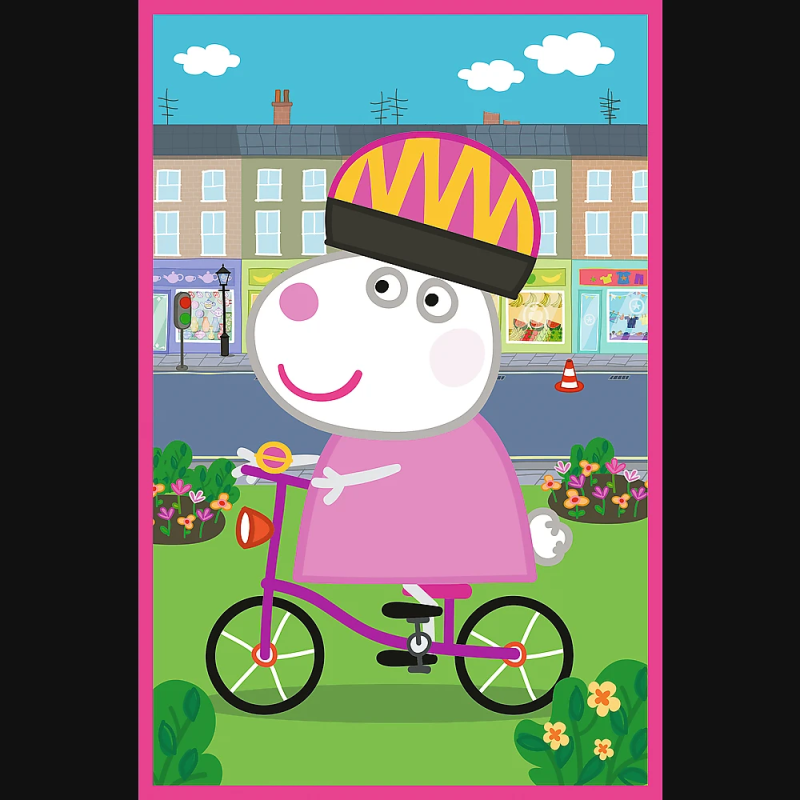 TREFL PEPPA PIG Pužļu komplekts Draudzības spēks, 3x50 gab.