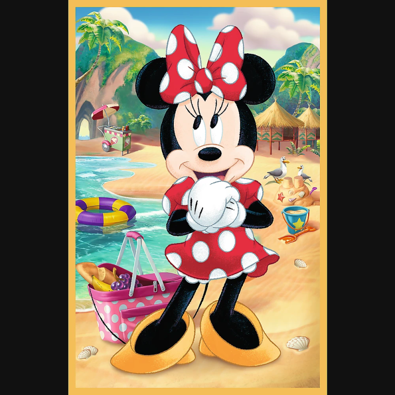 TREFL DISNEY MICKEY MOUSE Pužļu komplekts Pele brīvdienās, 3x50 gab.