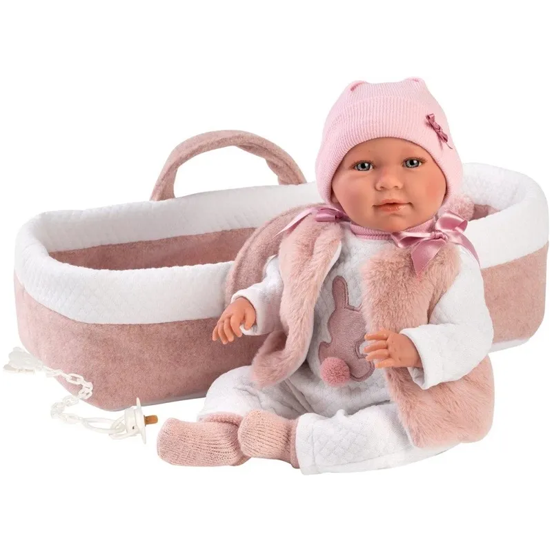 Кукла пупс Llorens Mimi Rosa 74012, 42 см, белый цв.