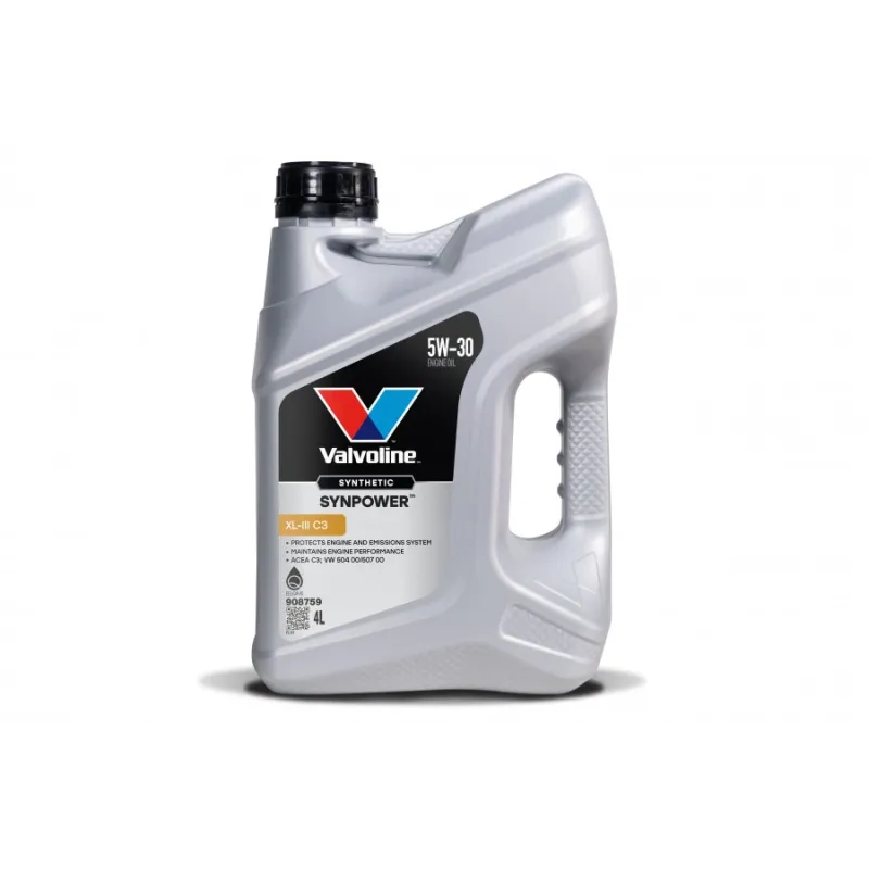 Motoreļļa Synpower Xl-III C3 5W30 4L, Valvoline