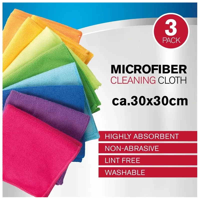 Lupatiņa, universāli, daudzkrāsaina, mikrošķiedras, 3 gab.