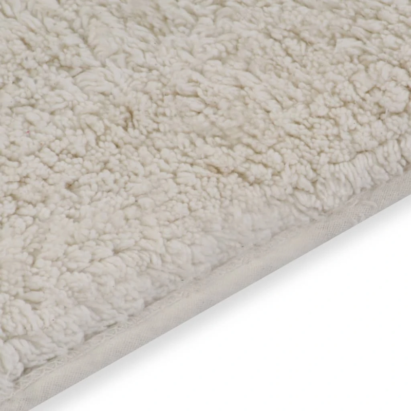 vidaXL vannasistabas paklāji, 2 gab., balts audums