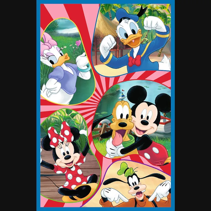 TREFL DISNEY MICKEY MOUSE Pužļu komplekts Mickey Mouse komanda, 3x80 gab.