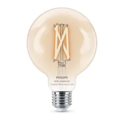 Умная лампа Philips Wiz LED, G95, 2700 - 6500 °К, E27, 7 Вт, 806 лм