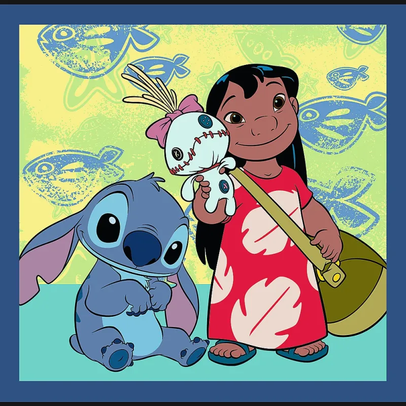 TREFL DISNEY STITCH Puzzle Set 3in1