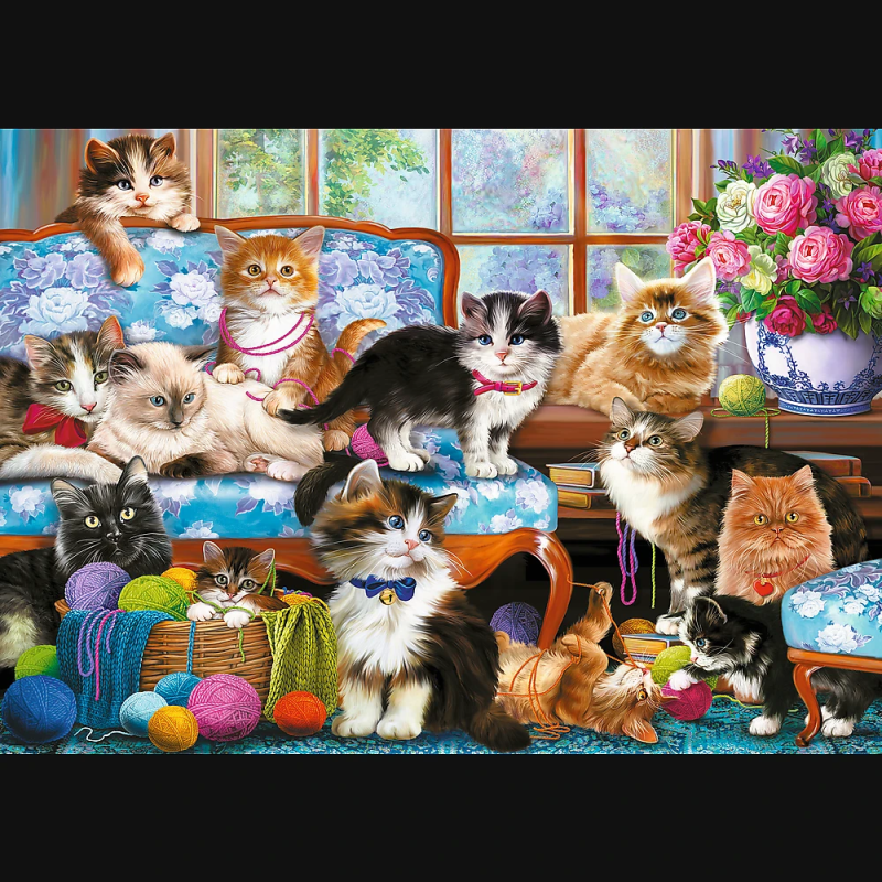 TREFL Puzle Kaķi, 500 gab.