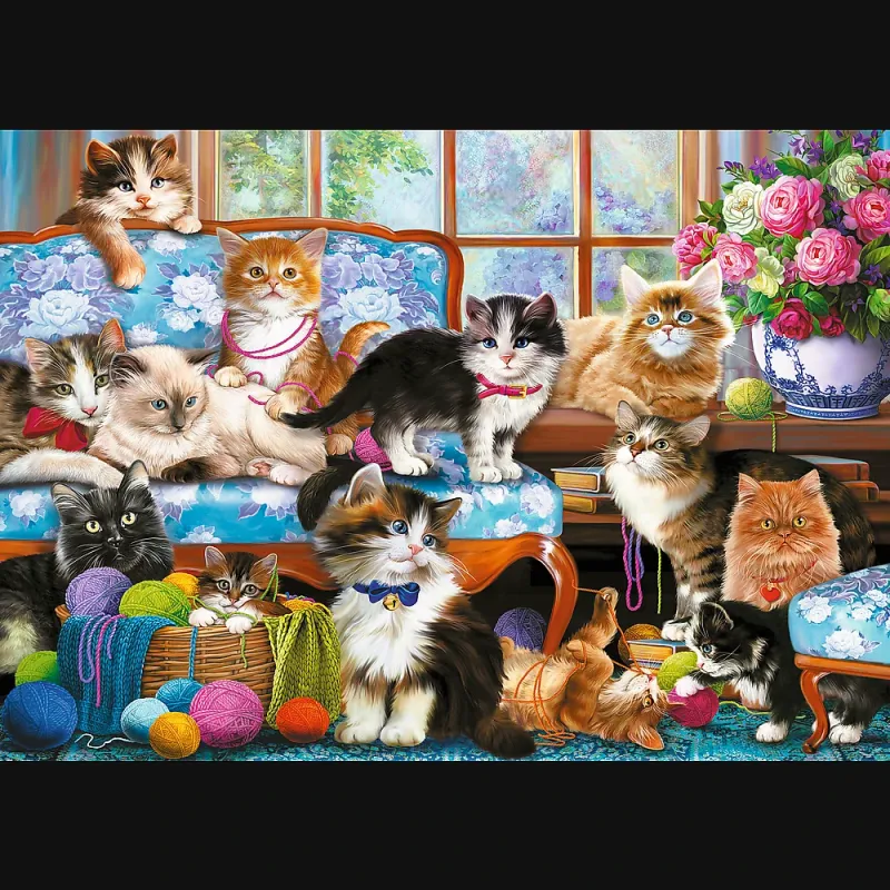 TREFL Puzle Kaķi, 500 gab.