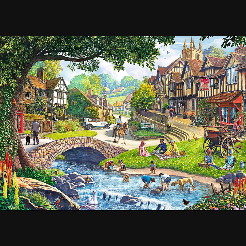 TREFL Premium Plus Puzle Idilliskā dzīve, 1000 gab.