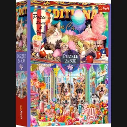 TREFL Pusle komplekt Karvased sõbrad, 2x500 osa