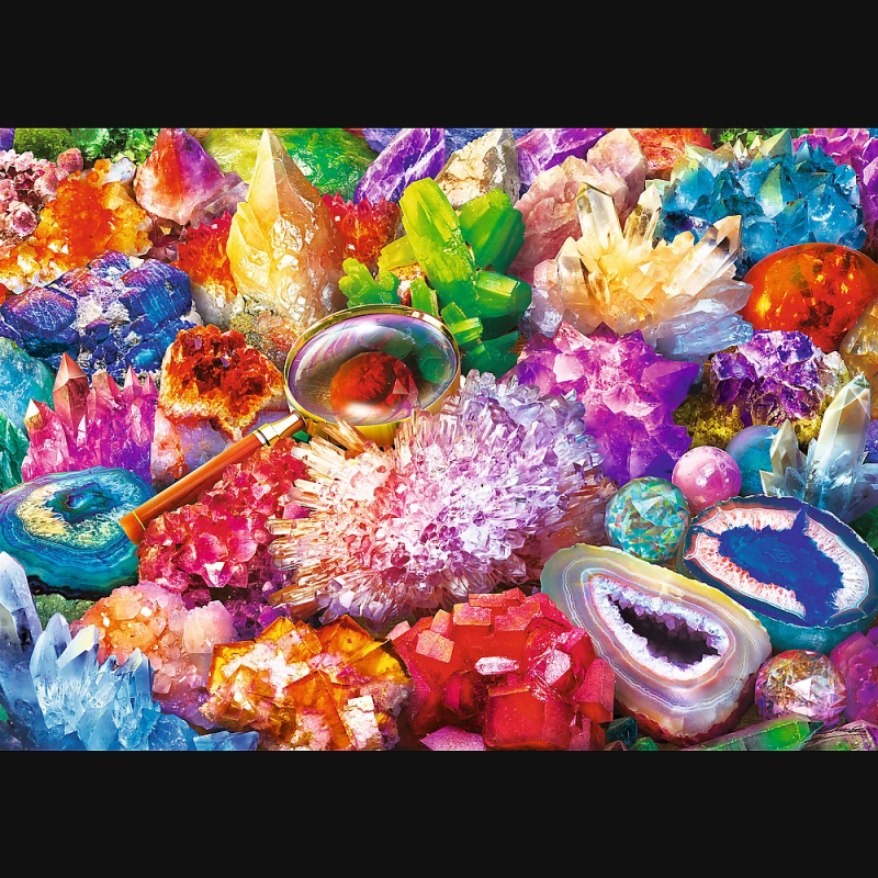 TREFL Pužļu komplekts Kosmoss un kristāli, 2x500 gab.