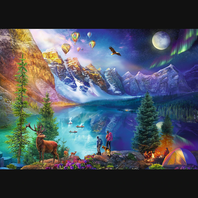 TREFL Pužļu komplekts Amerikas tūre, 2x500 gab.