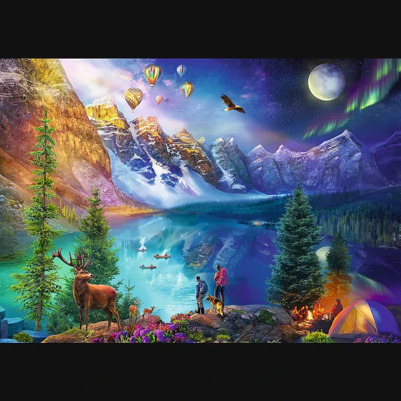 TREFL Pužļu komplekts Amerikas tūre, 2x500 gab.