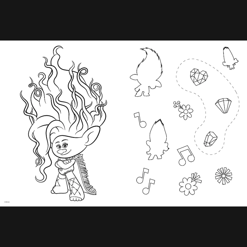 TREFL TROLLS Super Maxi puzle, 24 gab.