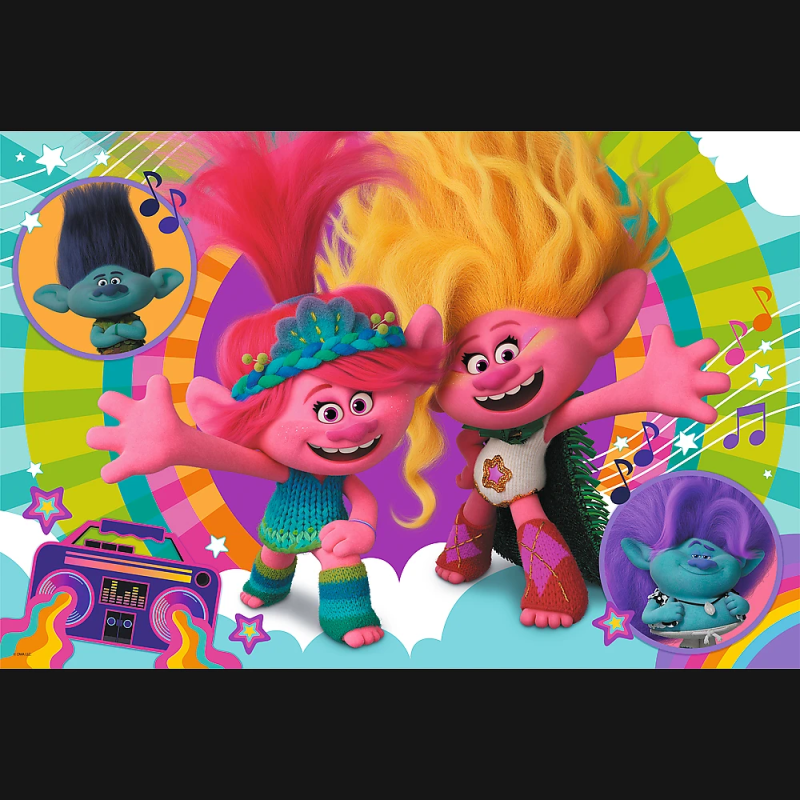 TREFL TROLLS Super Maxi puzle, 24 gab.