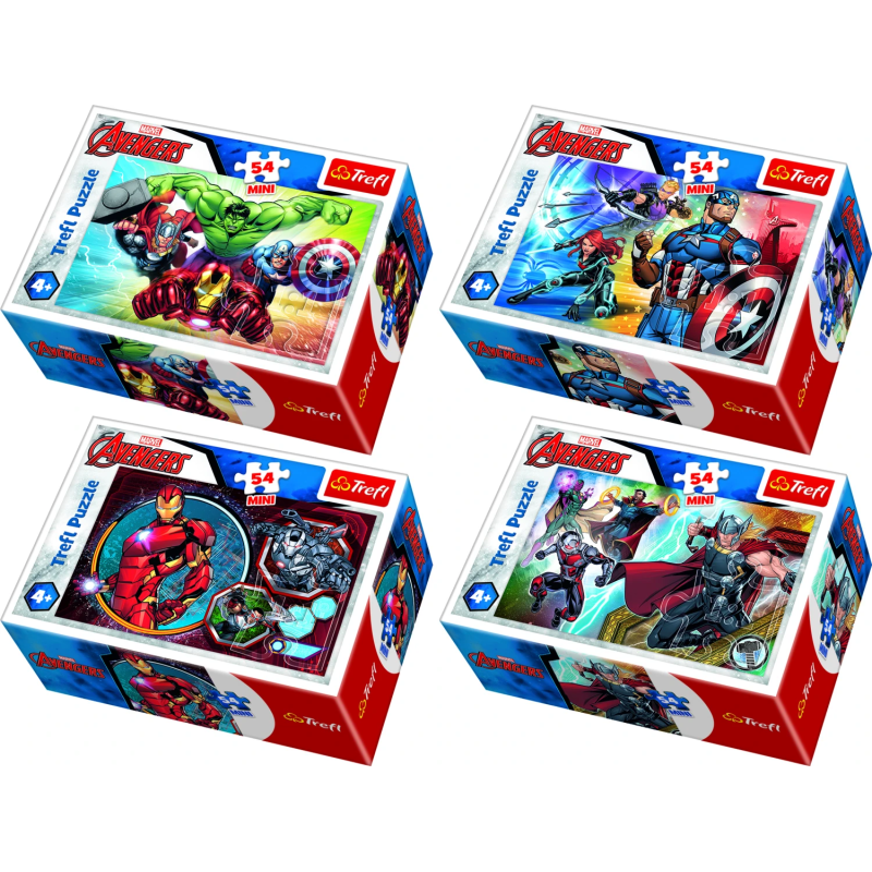 TREFL AVENGERS Mini puzle, 54 gab.