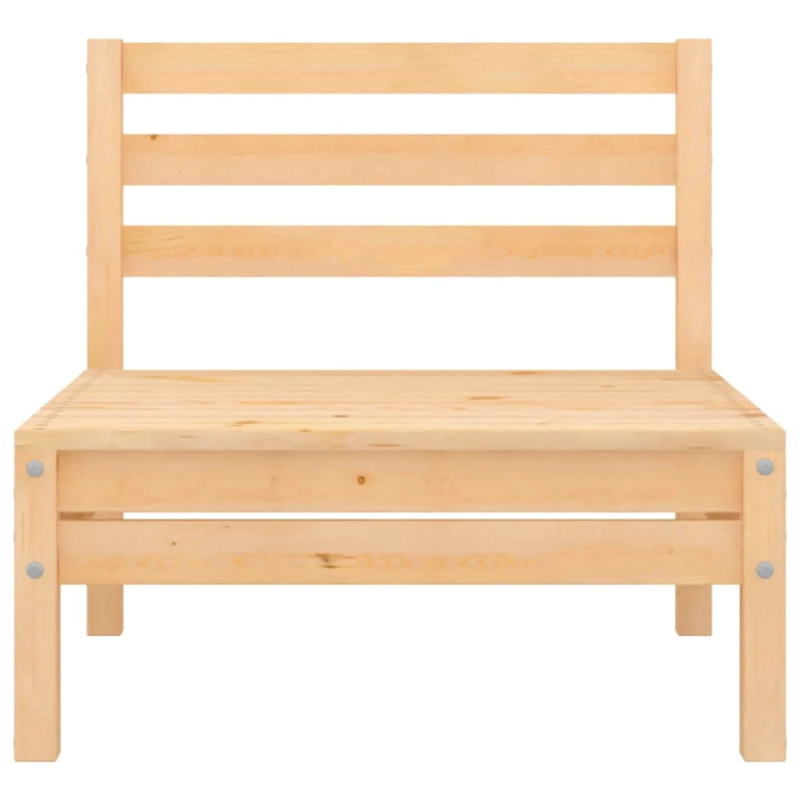 vidaXL 6-daļīgs dārza atpūtas mēbeļu komplekts, priedes masīvkoks