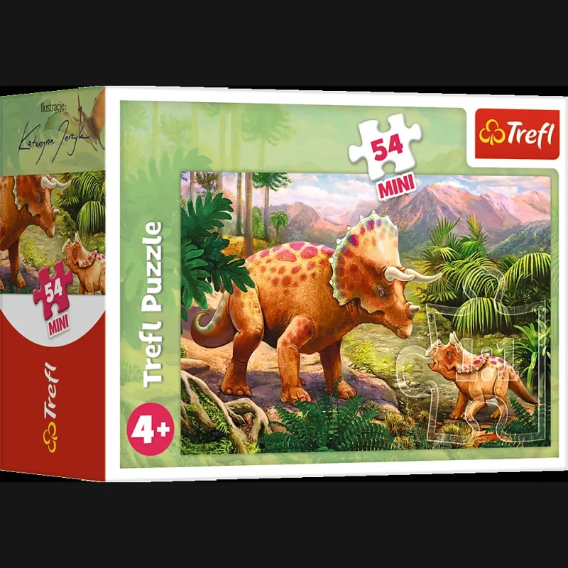 TREFL Mini 54 pusle Dinosaurused