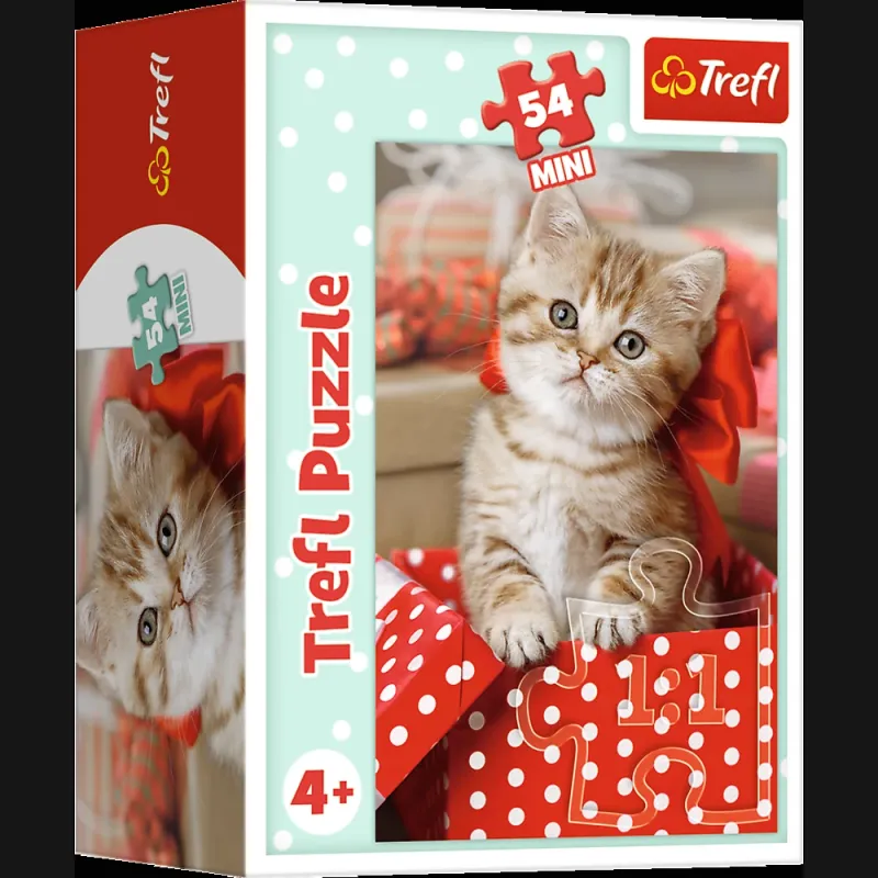 TREFL 54 det. mini dėlionė „Mieli gyvūnai“