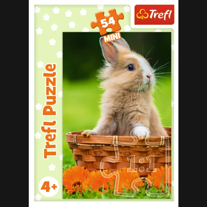 TREFL mini puzzle Lovely animals 54 pcs