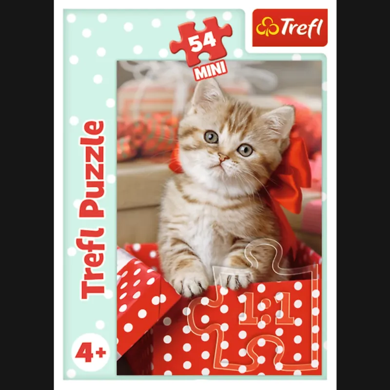 TREFL mini puzzle Lovely animals 54 pcs