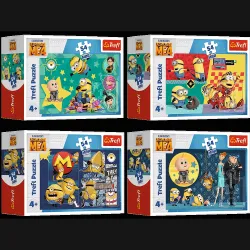 TREFL MINIONS Mini pusle Minionid, 54 osa