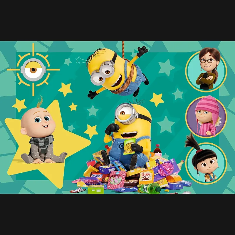 TREFL MINIONS Mini dėlionė, 54 det.