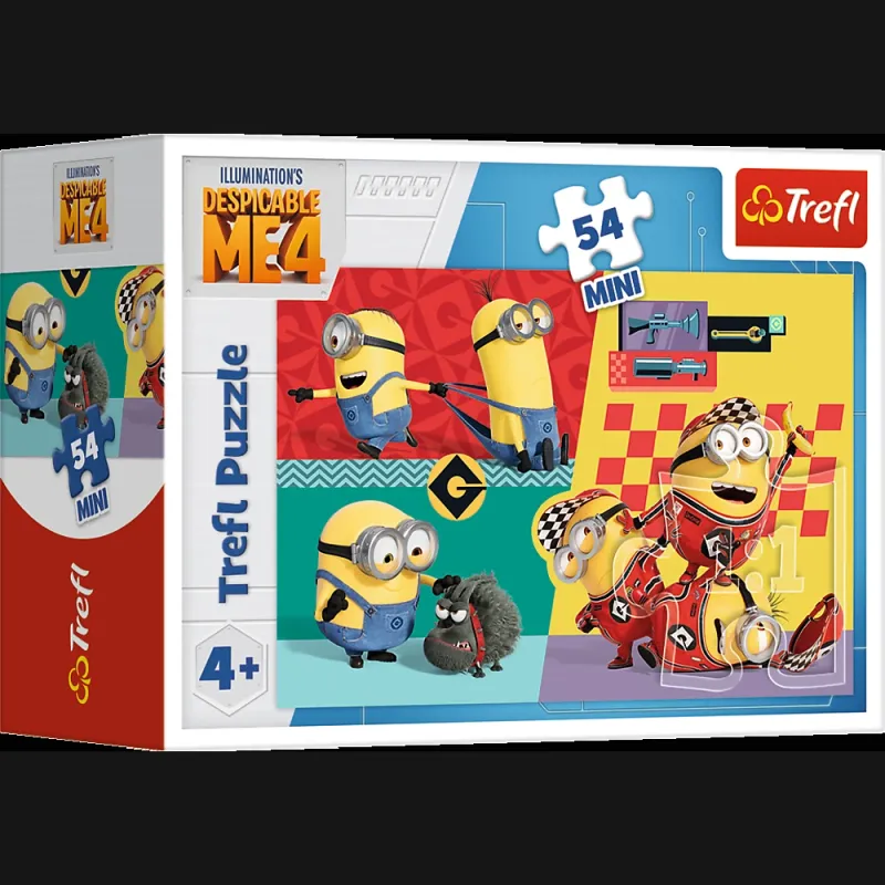 TREFL MINIONS Mini dėlionė, 54 det.