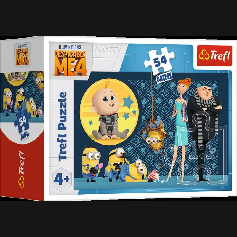 TREFL MINIONS Mini dėlionė, 54 det.