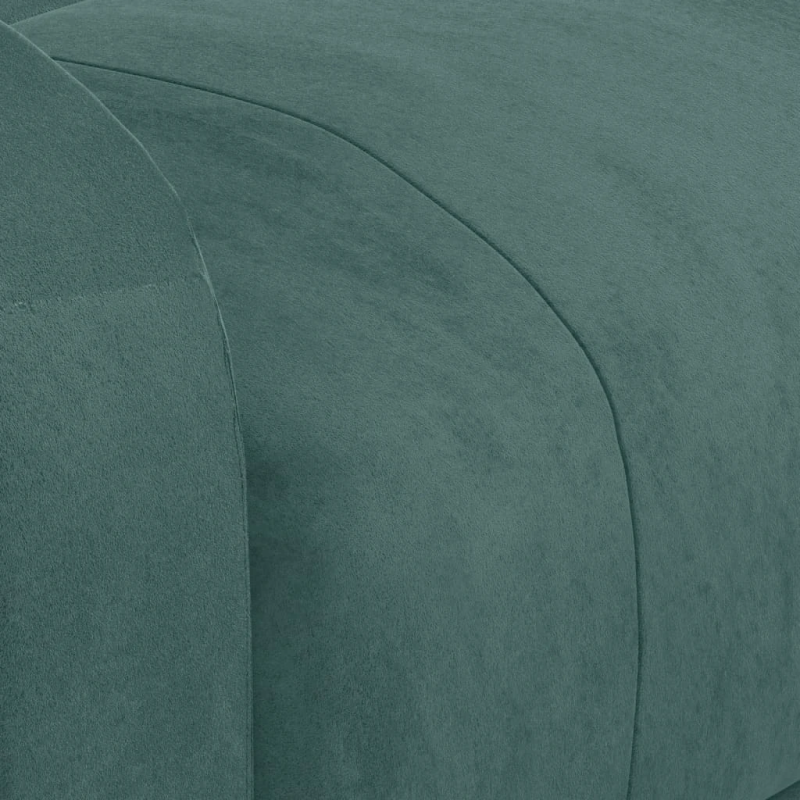 vidaXL atpūtas krēsls, atgāžams, tumši zaļš samts