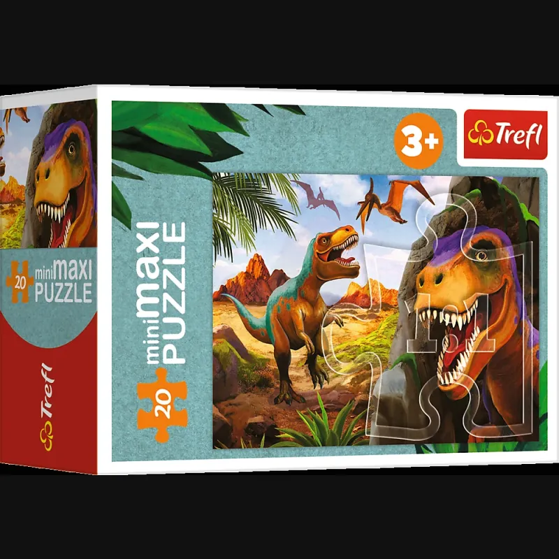 TREFL Mini Maxi dėlionė „Dinozaurai 20 det.