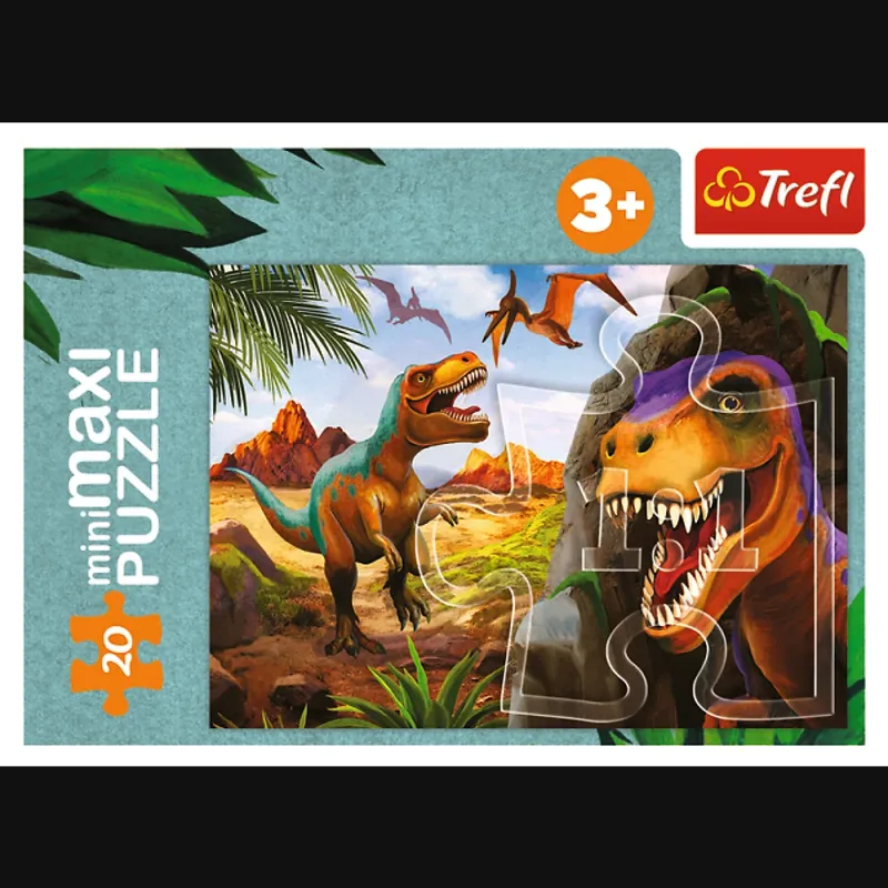 TREFL Mini Maxi dėlionė „Dinozaurai 20 det.