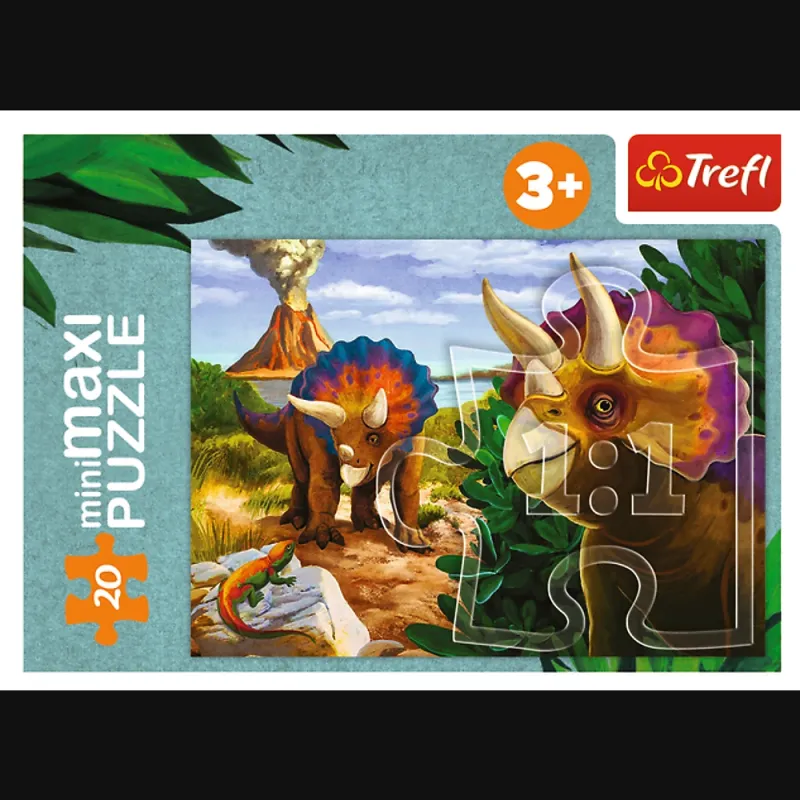TREFL Mini Maxi dėlionė „Dinozaurai 20 det.