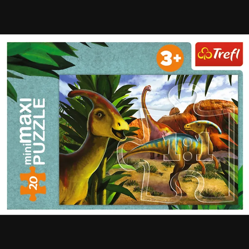TREFL Mini Maxi dėlionė „Dinozaurai 20 det.