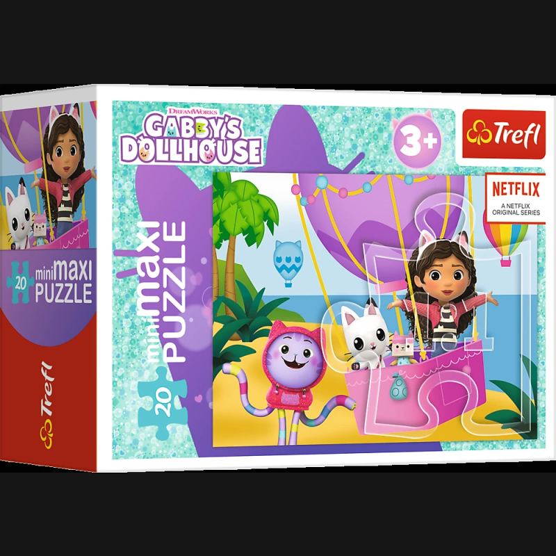 TREFL GABBY´S DOLLHOUSE Puzle mini maxi, 20 gab.