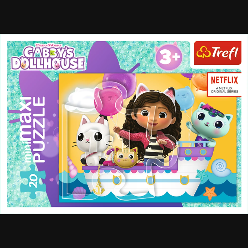 TREFL GABBY´S DOLLHOUSE Puzle mini maxi, 20 gab.